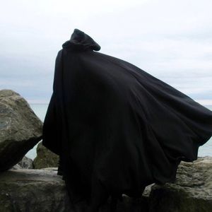 Suede-like jacket, black with with decorative beading and crystals. Size 2.